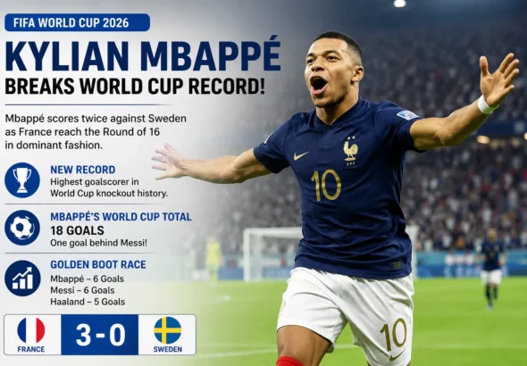 Kylian Mbappé FIFA World Cup Record