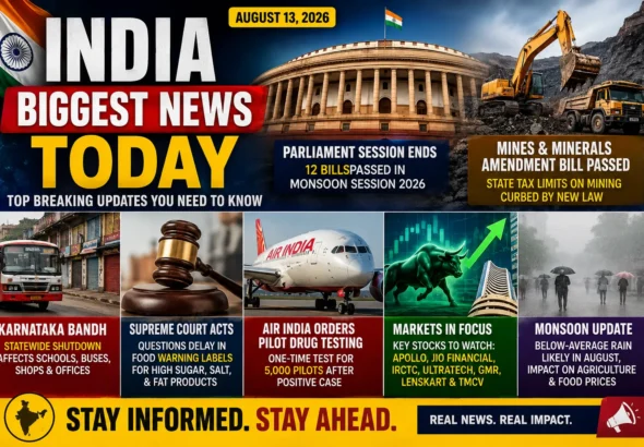 India Biggest News Today