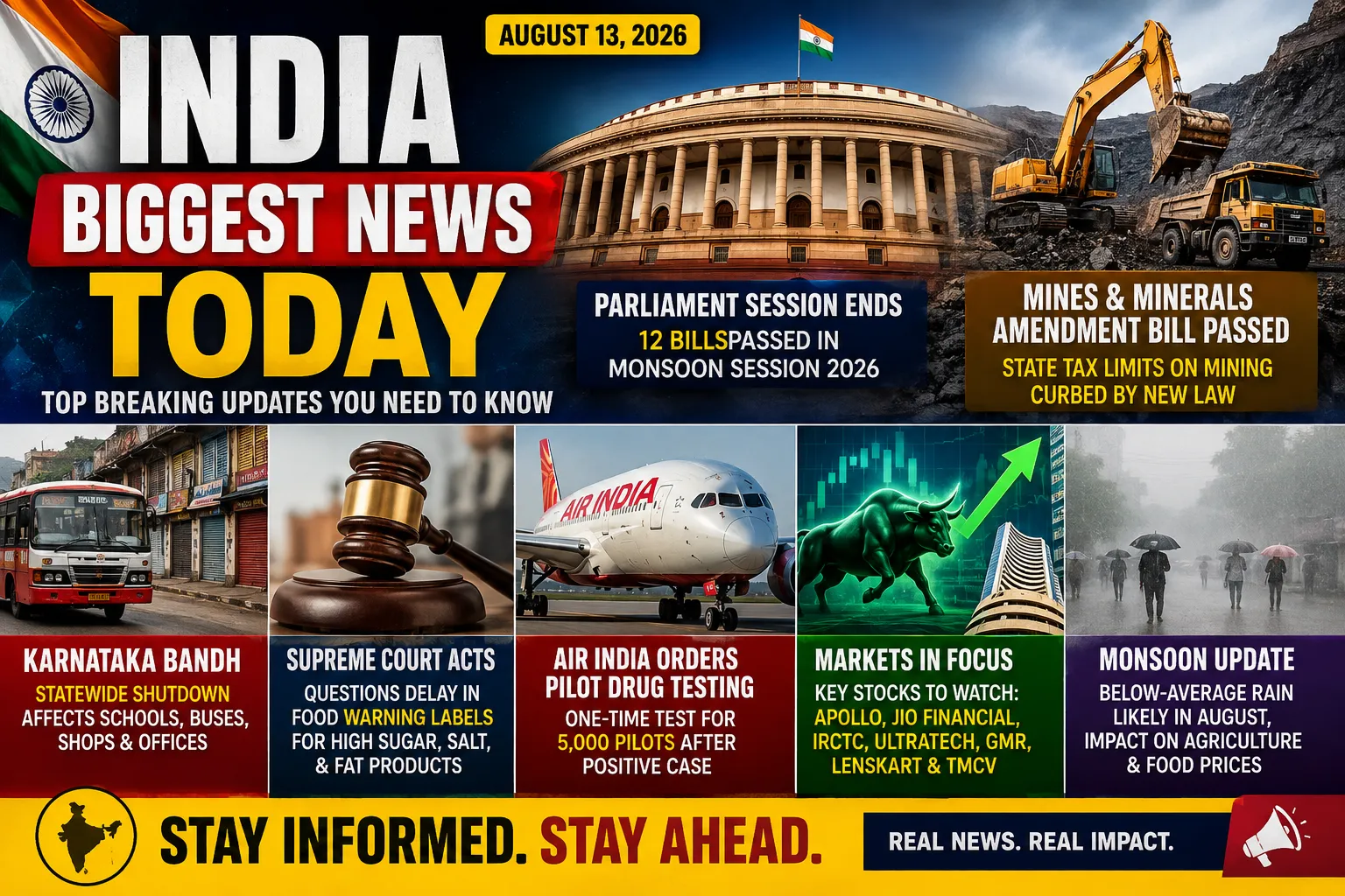 India Biggest News Today